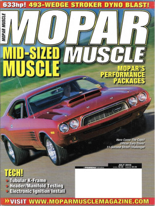 MOPAR MUSCLE 2003 JULY - 633hp WEDGE, TUBULAR-K
